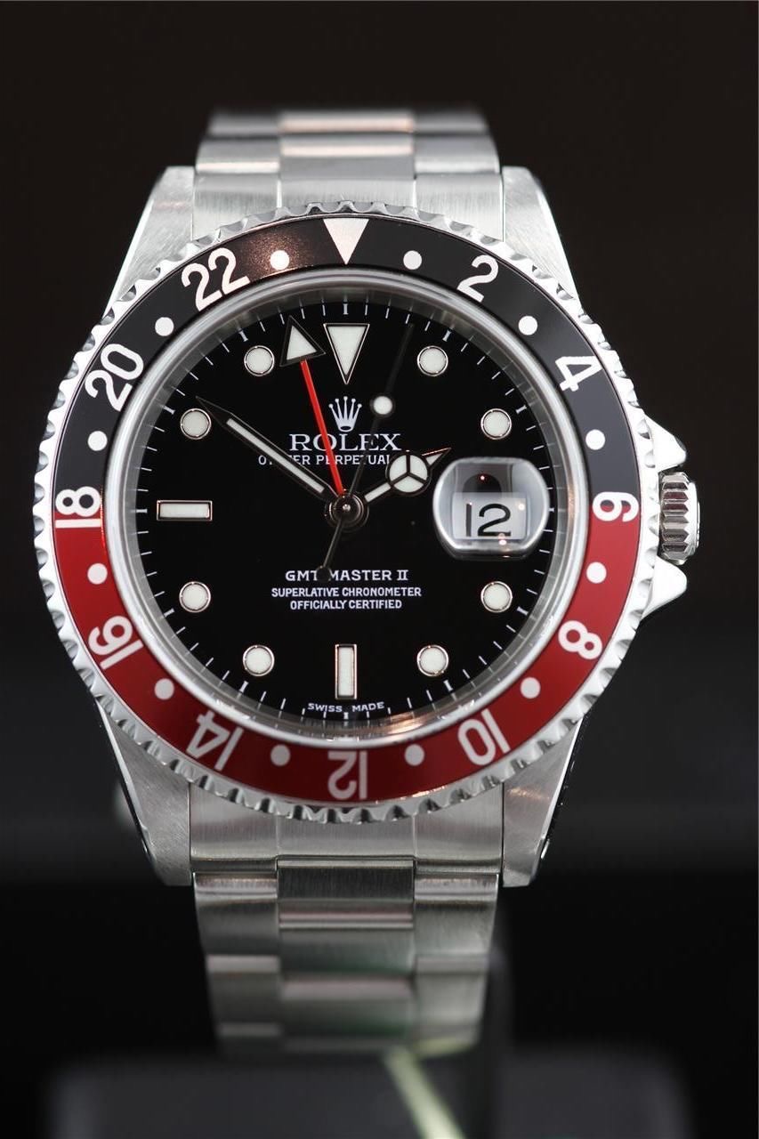 Rolex GMT-Master II 16710 Coke 40mm Excellent 1991 N serial Rolex GMT MAster II Coke 16710 Watch only