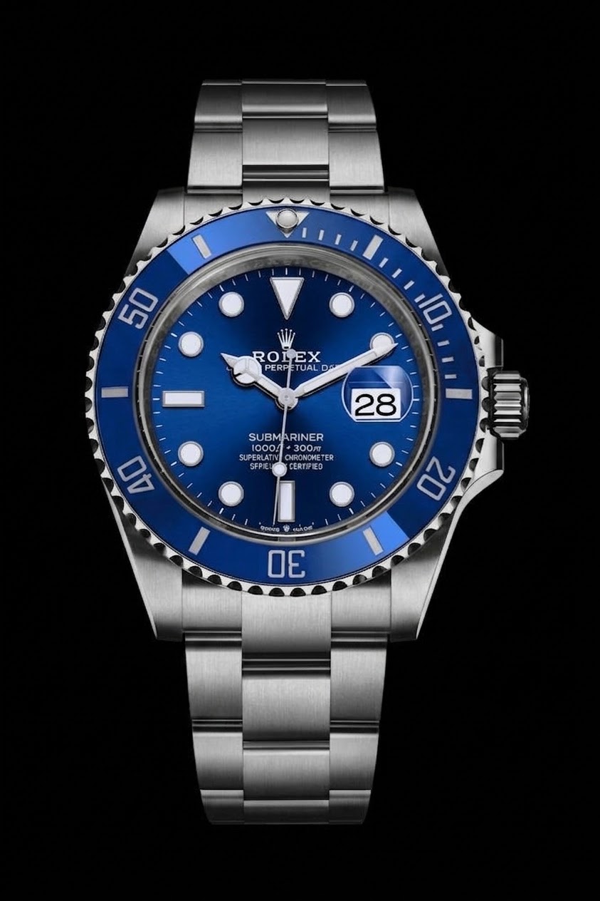 Rolex Submariner Date Smurf — Azul em Aço e Cerâmica